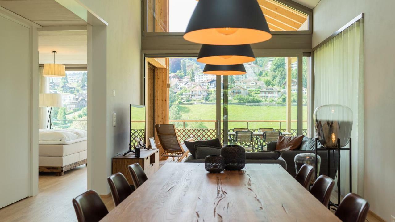 Seaside-Lodge, Top Apartment Spiez Ngoại thất bức ảnh