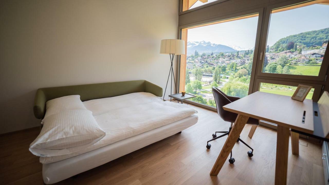 Seaside-Lodge, Top Apartment Spiez Ngoại thất bức ảnh