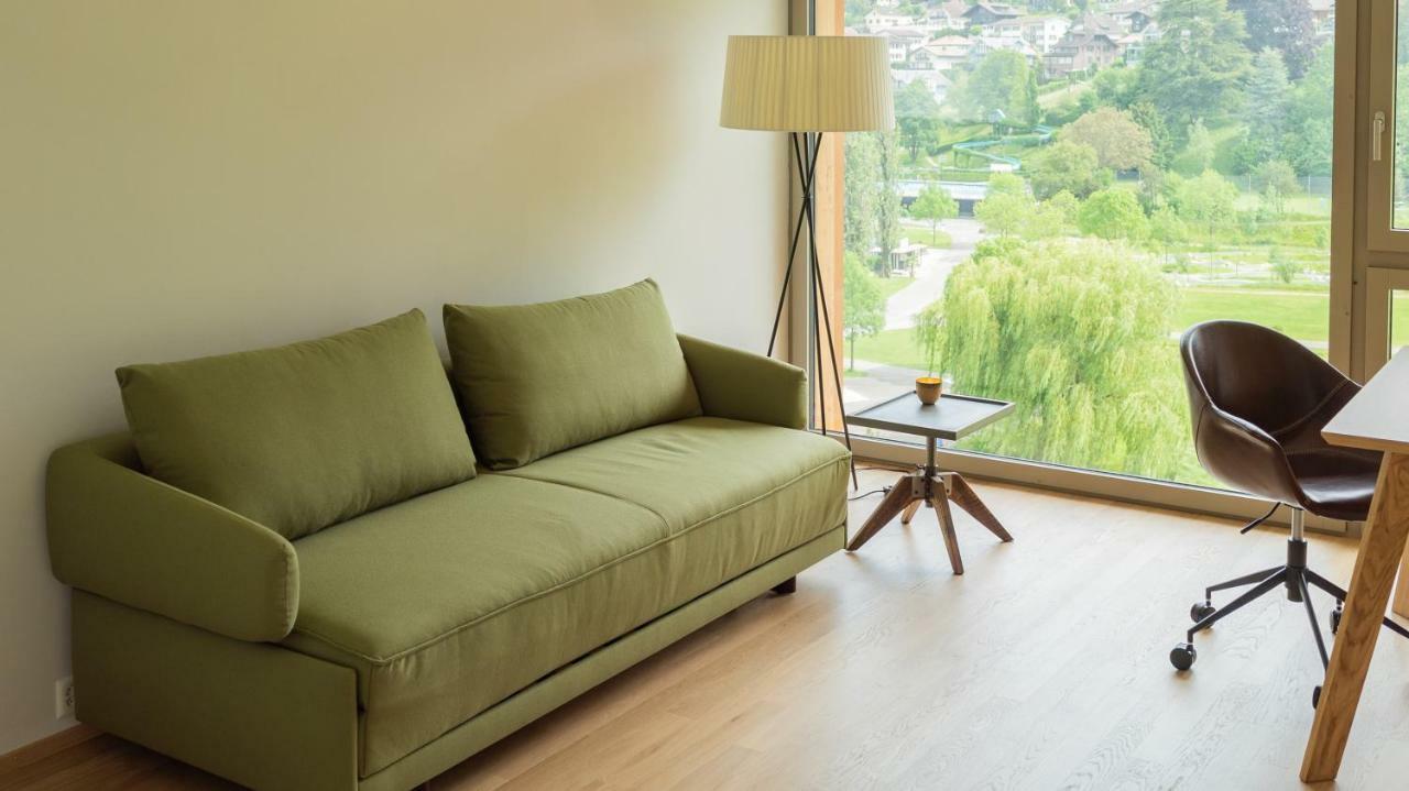 Seaside-Lodge, Top Apartment Spiez Ngoại thất bức ảnh